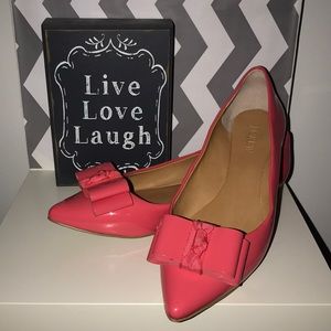 EUC J Crew Pink Bow Flats